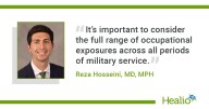 Exposures in routine military activities, odds for wheeze linked