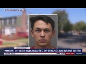 Virginia man accused of strangling infant sister