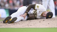 Padres’ Jason Adam reveals silver lining after suffering horrific leg injury