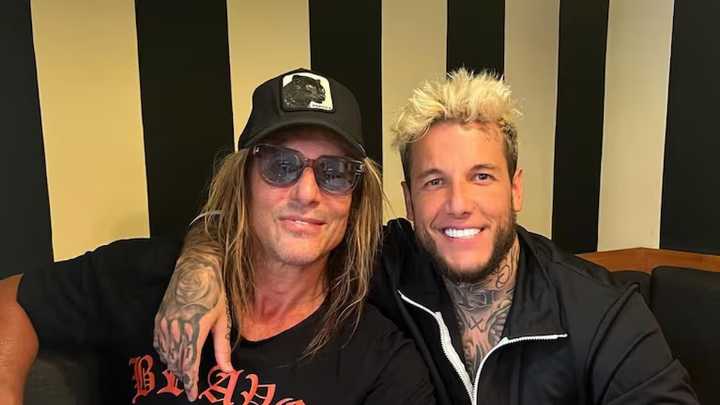 Claudio Paul Caniggia se reencontró con su hijo Alex y su nieta Venezia: las imágenes