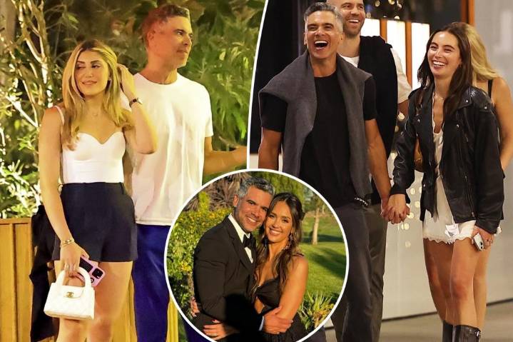 Jessica Alba's ex Cash Warren, 46, seen leaving club with Seanna Pereira, 20