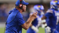 Kansas football coach Lance Leipold previews rivalry game at Missouri