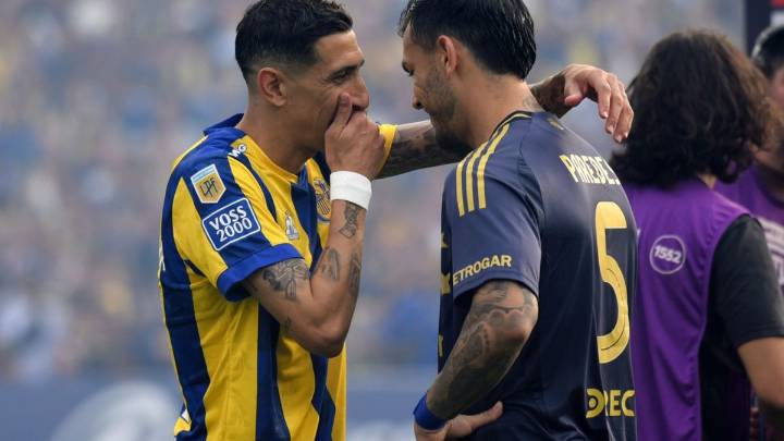 Paredes sorprendió a Di María en Rosario en el día libre de Boca y compartieron un encuentro familiar