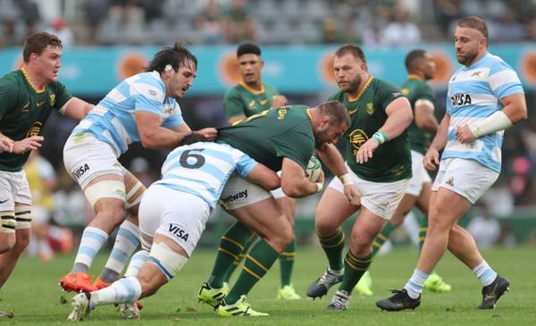 Los Pumas sufrieron una dura derrota frente a Sudáfrica en el Rugby Championship