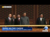 China displays military strength in parade attended by Putin and Kim