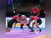 UP Yoddhas survive Alireza Mirzaian's heroics, defeat Bengaluru Bulls in tie