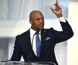 Wes Moore touts achievements, seeks reelection