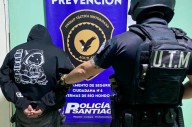 Motochorro detenido en pleno centro de Las Termas tras robar una cartera