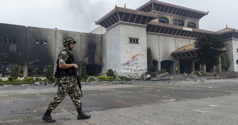 Soldiers guard Nepal's parliament after deadly protests