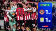 Brentford 1-1 Aston Villa (4-2 pens) | Carabao Cup highlights