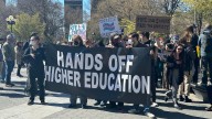 Protesters rally against federal government policy demands