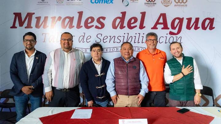 Refuerza Javier Rivera compromiso ambiental de Apizaco con “Murales del Agua”