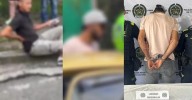 Pelea entre taxista y conductor de grúa en Armenia dejó un hombre herido con arma traumática y un capturado