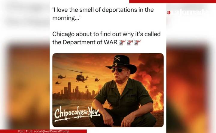 “Me encanta el olor de las deportaciones por la mañana”, escribe Trump en Truth Social