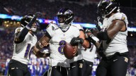 Lamar Jackson shoves Bills fan who hit multiple Ravens players