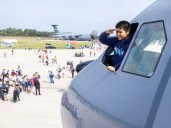 Students explore cockpits, meet pilots at Airshow London