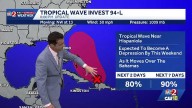 Monitoring 3 systems in Atlantic: Gabrielle, Humberto, Invest 94