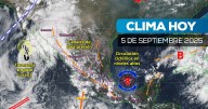 ¡Ciclón Lorena y onda tropical 30! Así estará el clima este 5 de septiembre en el país