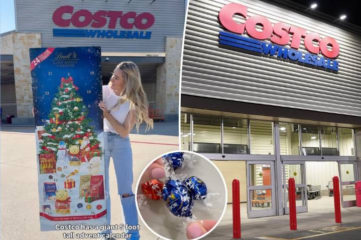 Costco sells a massive 5-foot-tall Advent calendar
