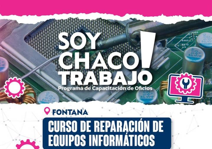 FONTANA: La Fundación Soy Chaco Lanza Un Curso De Reparación De Equipos Informáticos