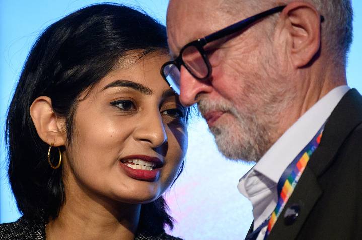 Corbyn and Sultana's party split over trans stance