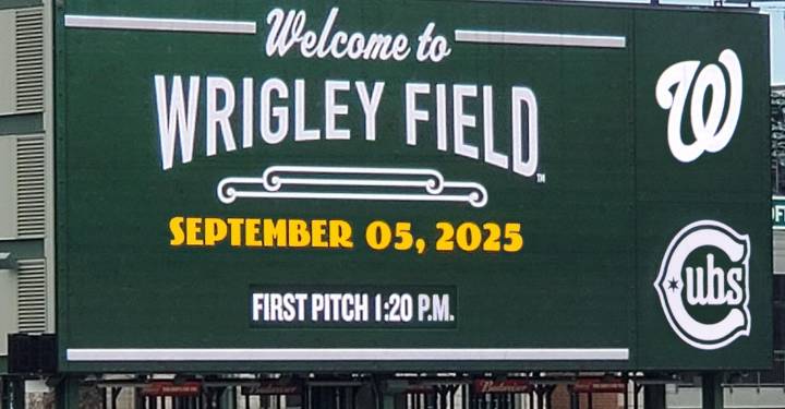 Cubs vs. Nationals Friday 9/5 game threads