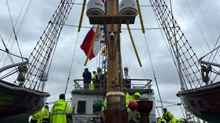 El buque escuela ‘Cuauhtémoc’ vuelve a Nueva York tras una serie de pruebas