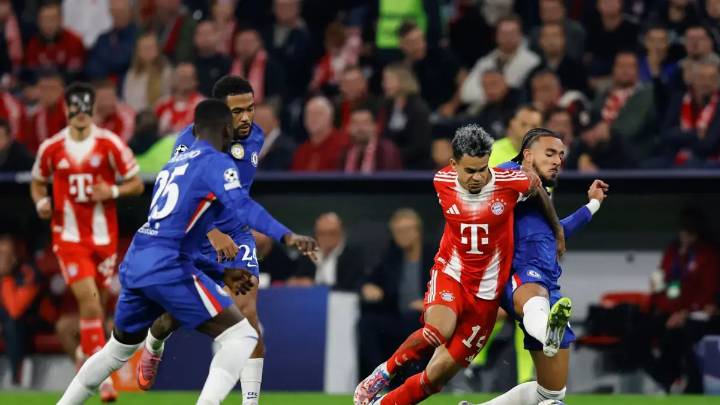 Luis Díaz celebra en la Champions League: Bayern Múnich muestra su superioridad contra el Chelsea y gana en la primera fecha