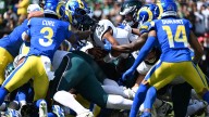 See highlights from Philadelphia Eagles vs. Los Angeles Rams game