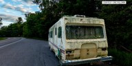 VTrans removes abandoned camper on Route 7
