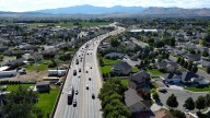 Construction begins on Flex lanes at Pioneer Crossing in Lehi