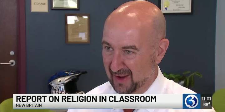 Report released on teacher put on administrative leave for having crucifix in classroom