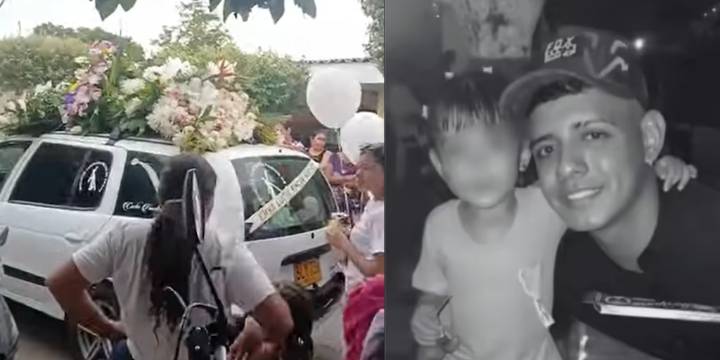 Conmovedora despedida de los padres de Emma Rincón, la niña de cinco años fallecida en un accidente en Aguachica