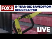 Trapped 11-year-old boy rescued by New Baltimore Fire Department