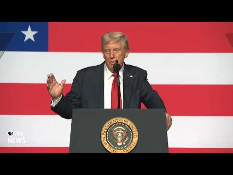 WATCH: Trump touts his efforts to fight 'a war from within' in cities across the U.S.
