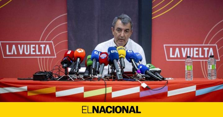 El director de la Vuelta, después de las protestas propalestinas en Madrid: "Es inaceptable"