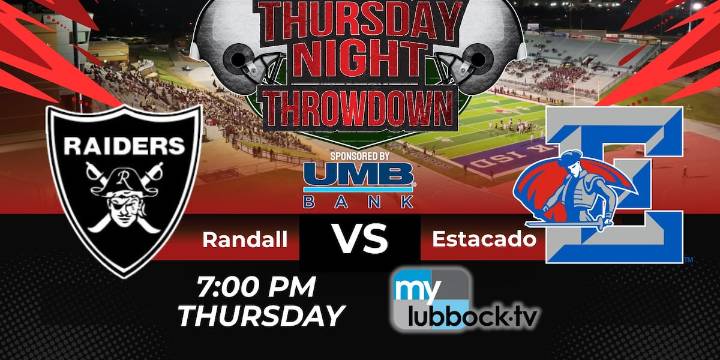 WATCH LIVE THURSDAY NIGHT THROWDOWN: Estacado hosts Randall tonight AT 7 p.m.