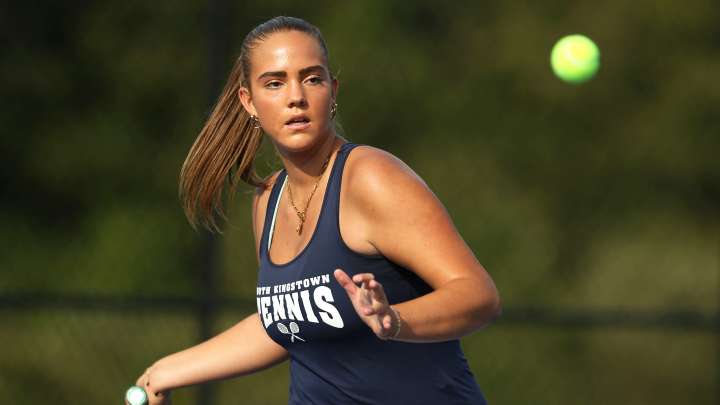 Score from South Kingstown vs. East Greenwich girls tennis on Tuesday September 2