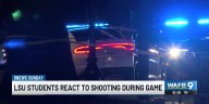Car hit, shell casings found after shots fired near LSU Law Center
