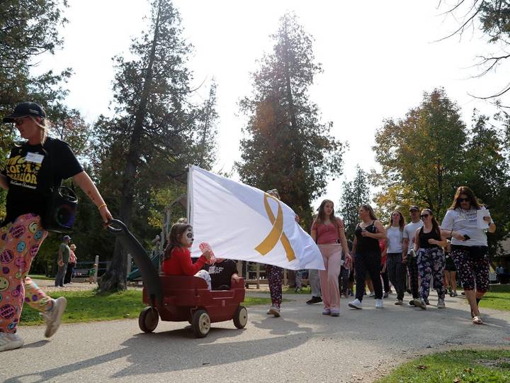 Childcan Pyjama Walk in Owen Sound smashes fundraising goal