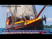 Historic Maryland tall ship on display at The Wharf