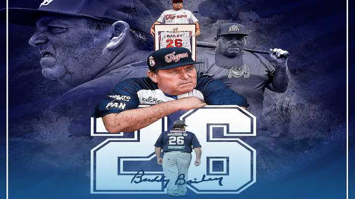 Tigres de Aragua retirará el número 26 en homenaje a Buddy Bailey