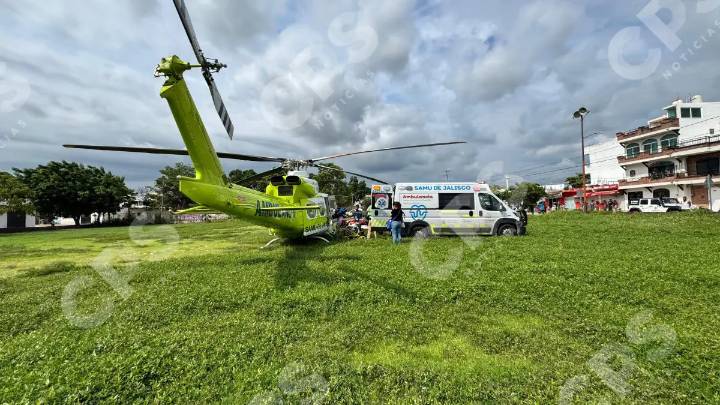 Traslado aéreo de emergencia: menor de 11 años con sangrado cerebral es llevado a Guadalajara
