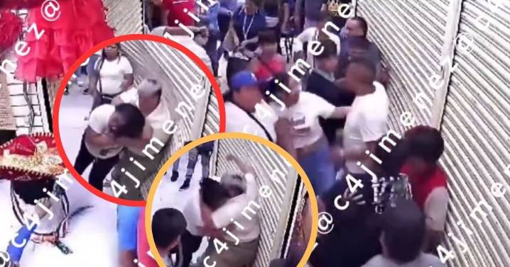 Riña entre comerciantes desata caos en mercado La Lagunilla de la CDMX