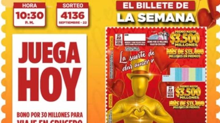 ¿Jugó la Lotería del Tolima? Estos son los números ganadores del lunes, 22 de septiembre
