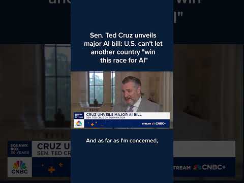 Sen. Ted Cruz unveils major AI bill: U.S. can't let another country 'win this race for AI'