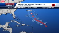Tropical Storm Gabrielle forms in the Atlantic