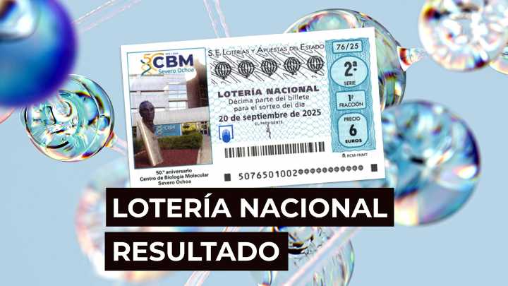 Sorteo Lotería Nacional hoy, en directo: Comprobar décimo del sábado 20 de septiembre