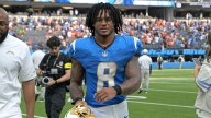 Chargers’ Omarion Hampton left Jim Harbaugh giddy after Najee Harris injury