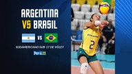 Sale el rival de Perú: Argentina vs Brasil por el Sudamericano de Vóley Sub